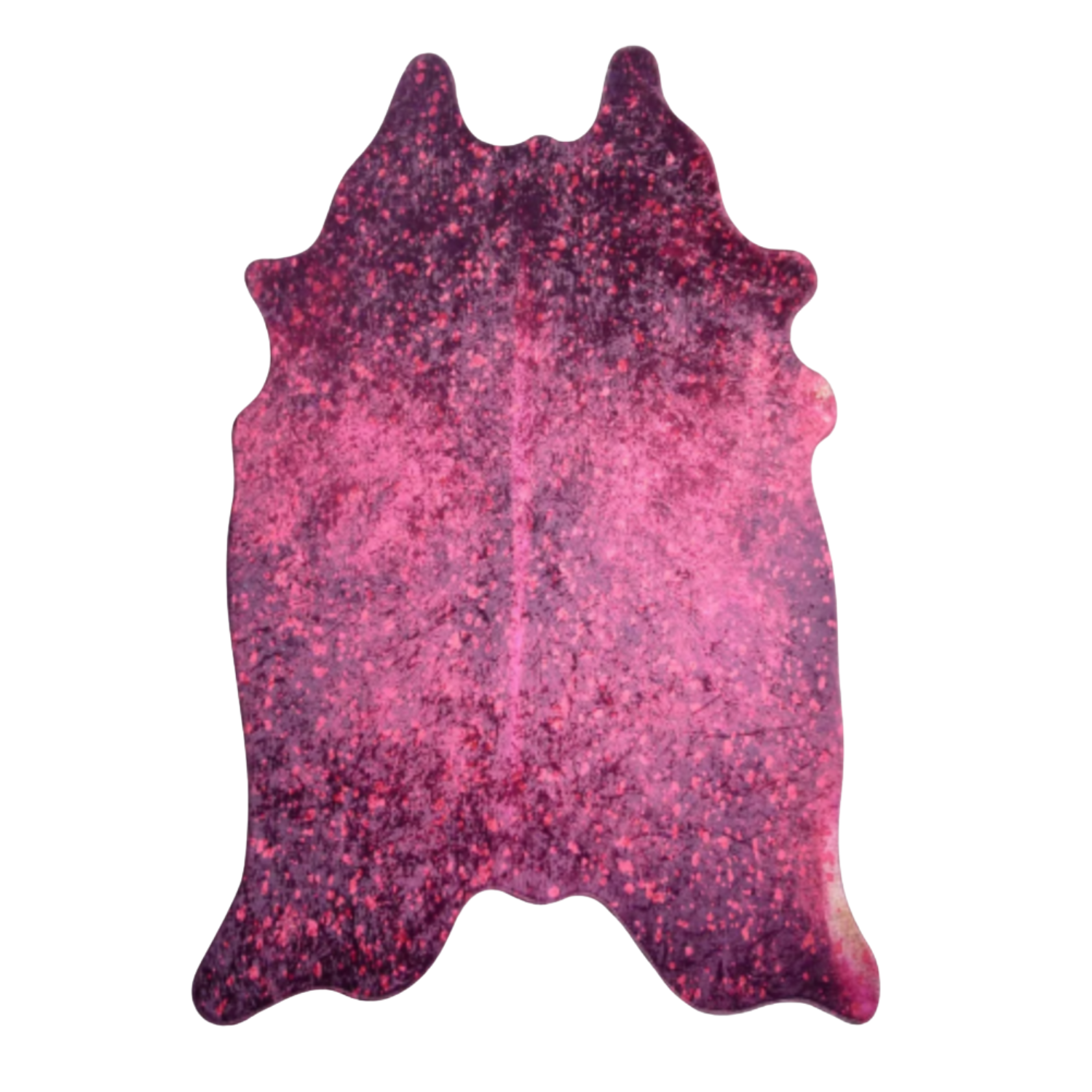 METALLIC VEGAN FAUX HIDE RED