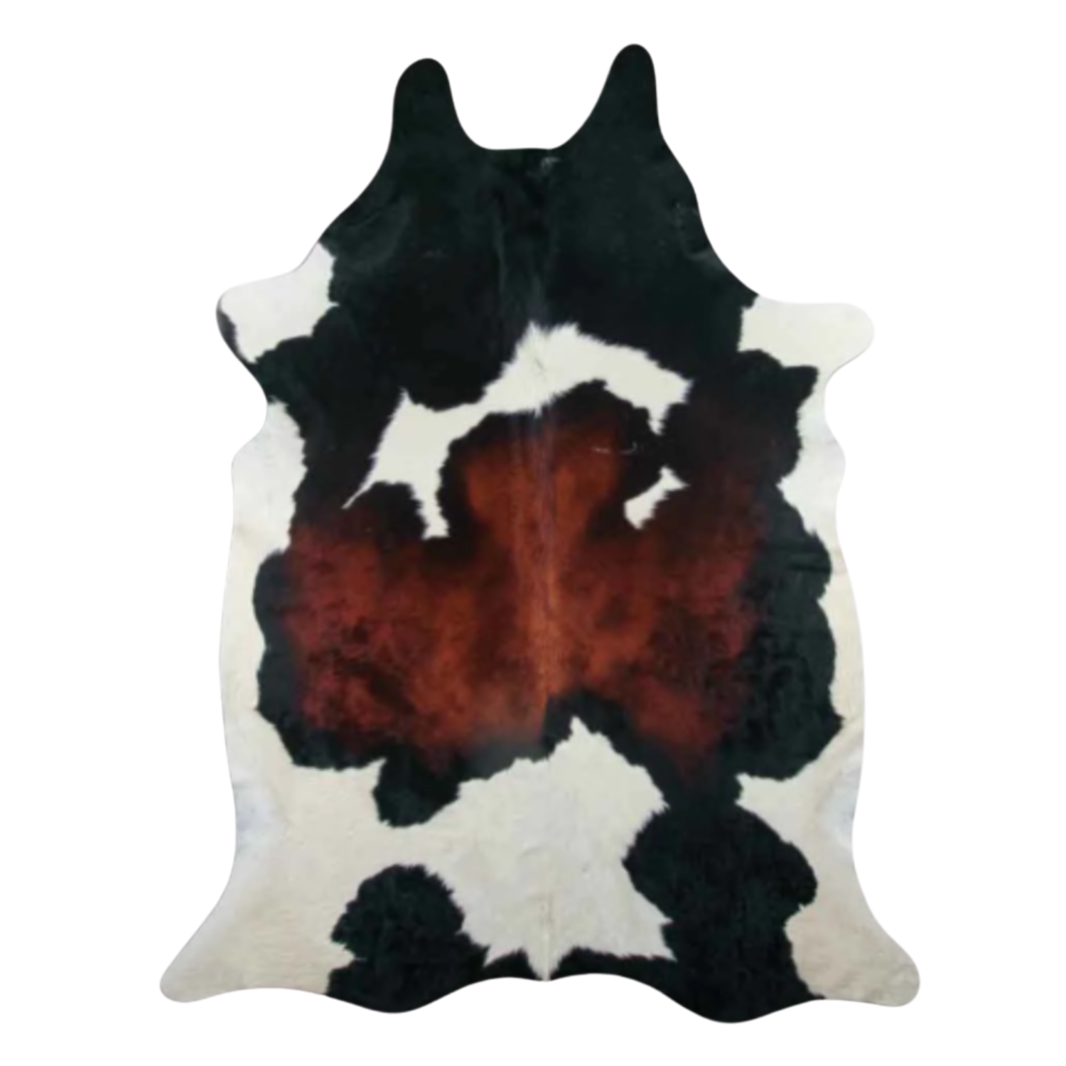 LIGHT TRICOLOR REAL COWHIDE