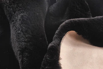 TAPETE BLACK TAN CHINCHILLA FEEL