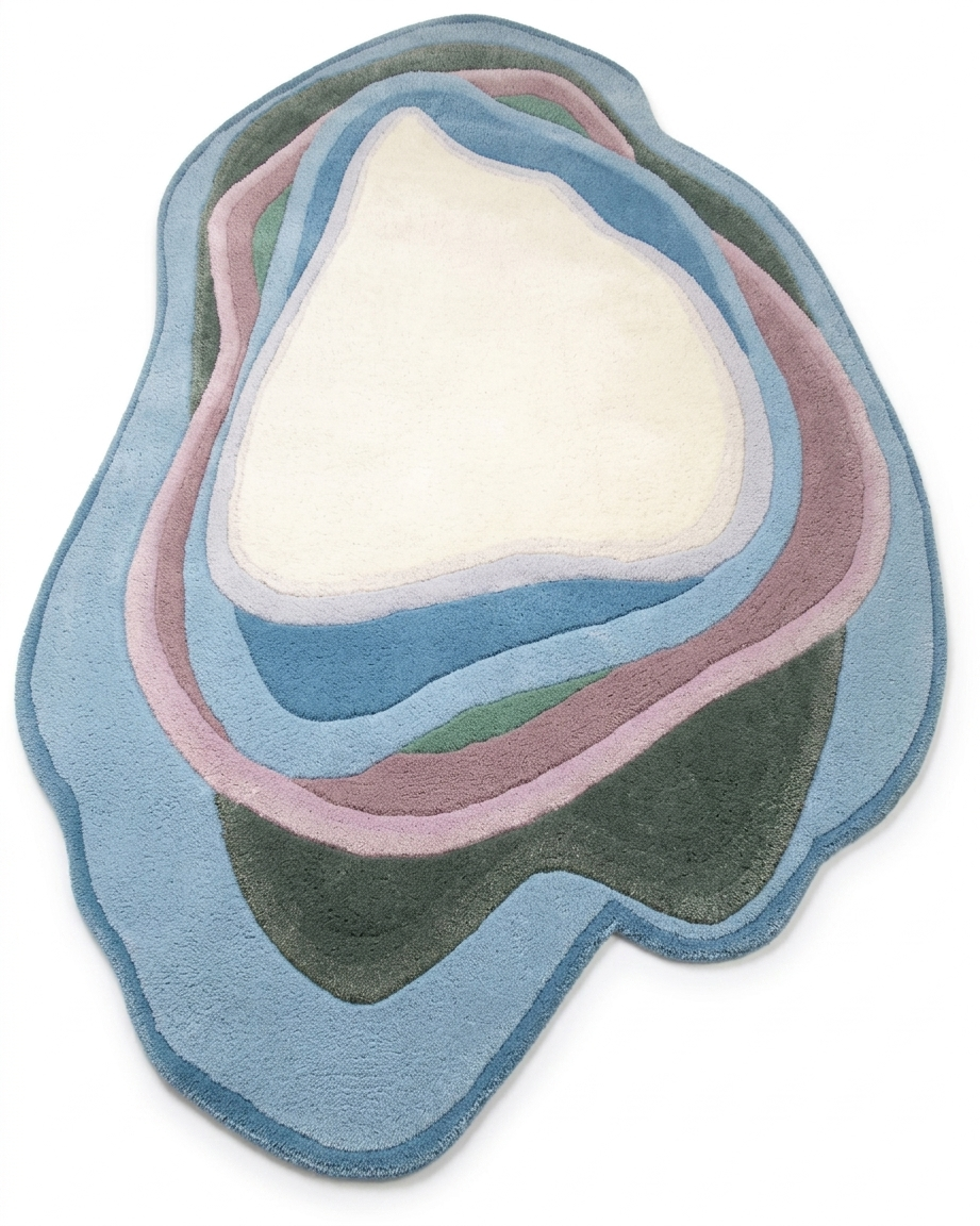 BELUGA TUFTED DESIGN 53 BLUE