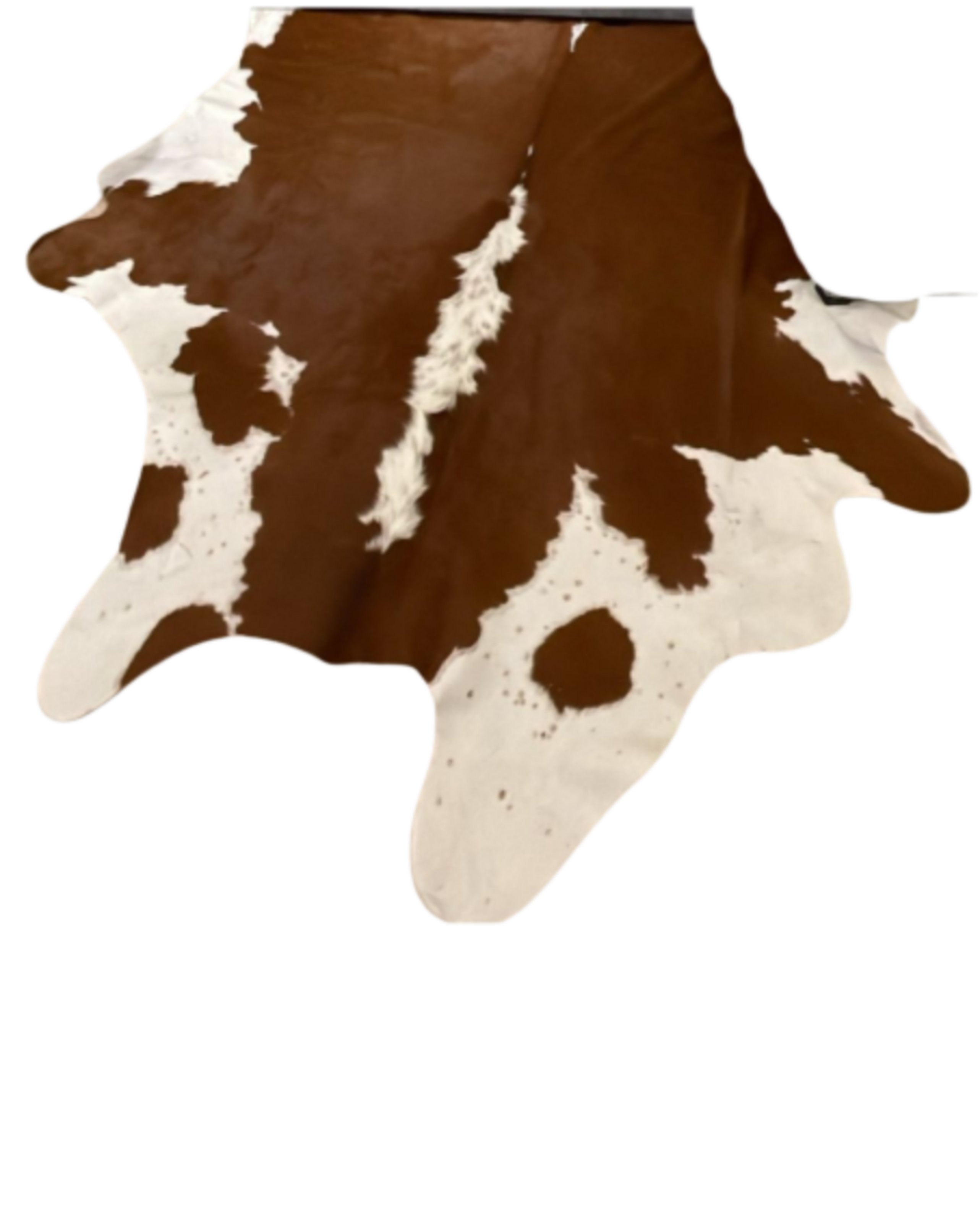 TAPETE PIEL DE VACA AUTÉNTICA HEREFORD 5574