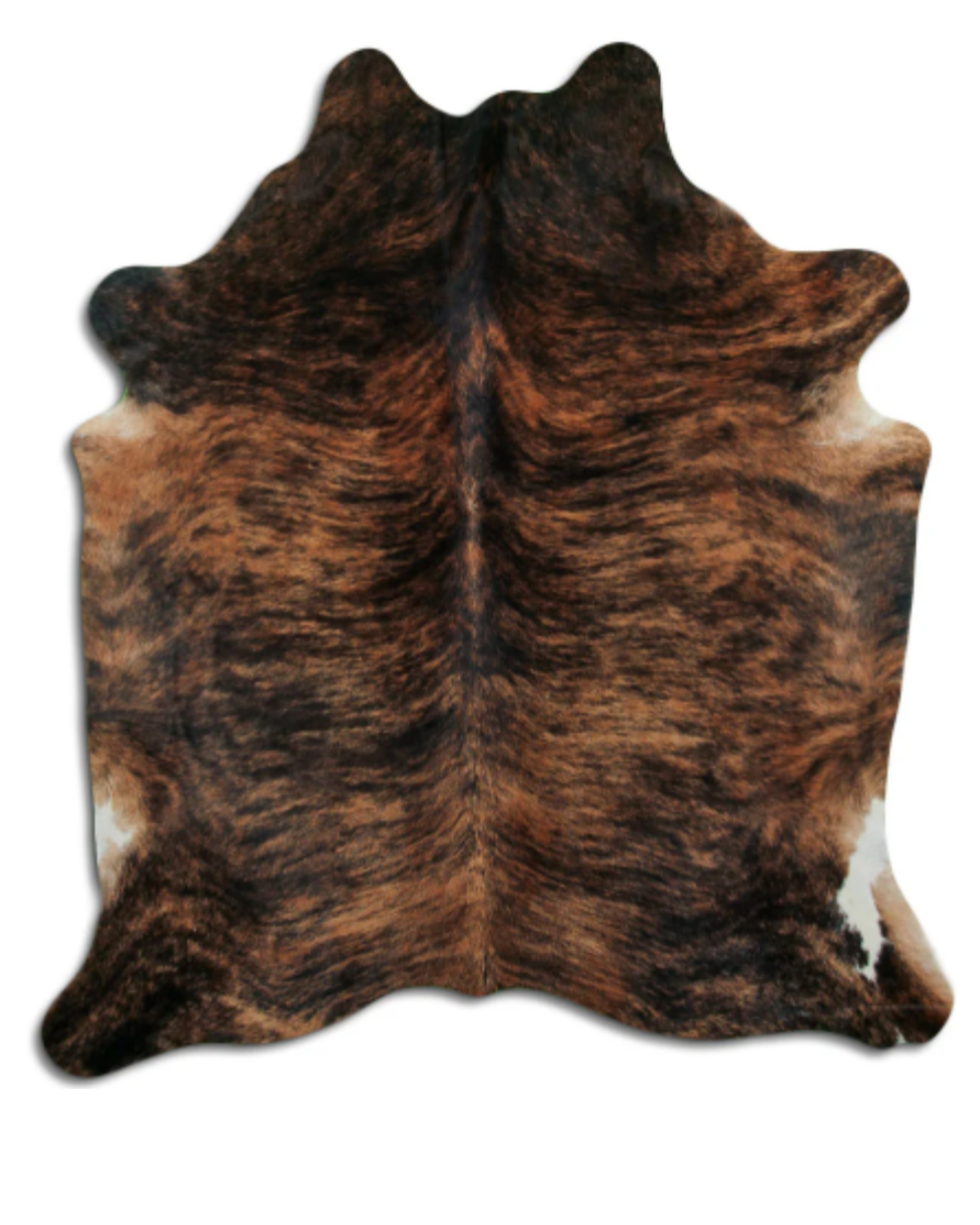 TAPETE - BEIGE BRINDLE REAL COWHIDE