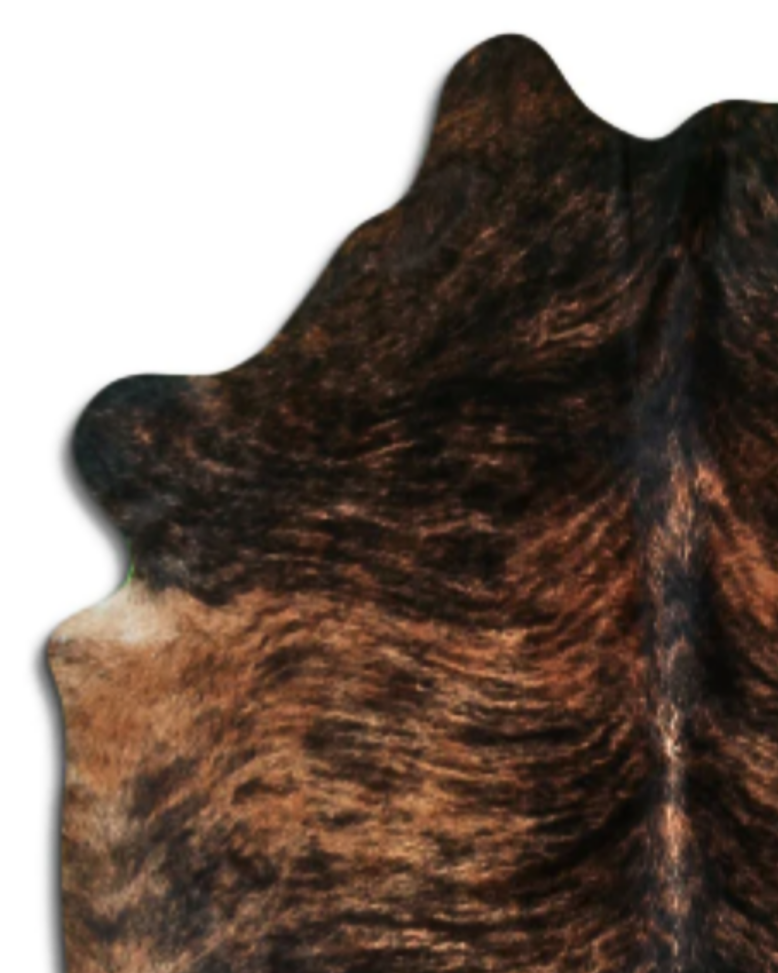 TAPETE - BEIGE BRINDLE REAL COWHIDE