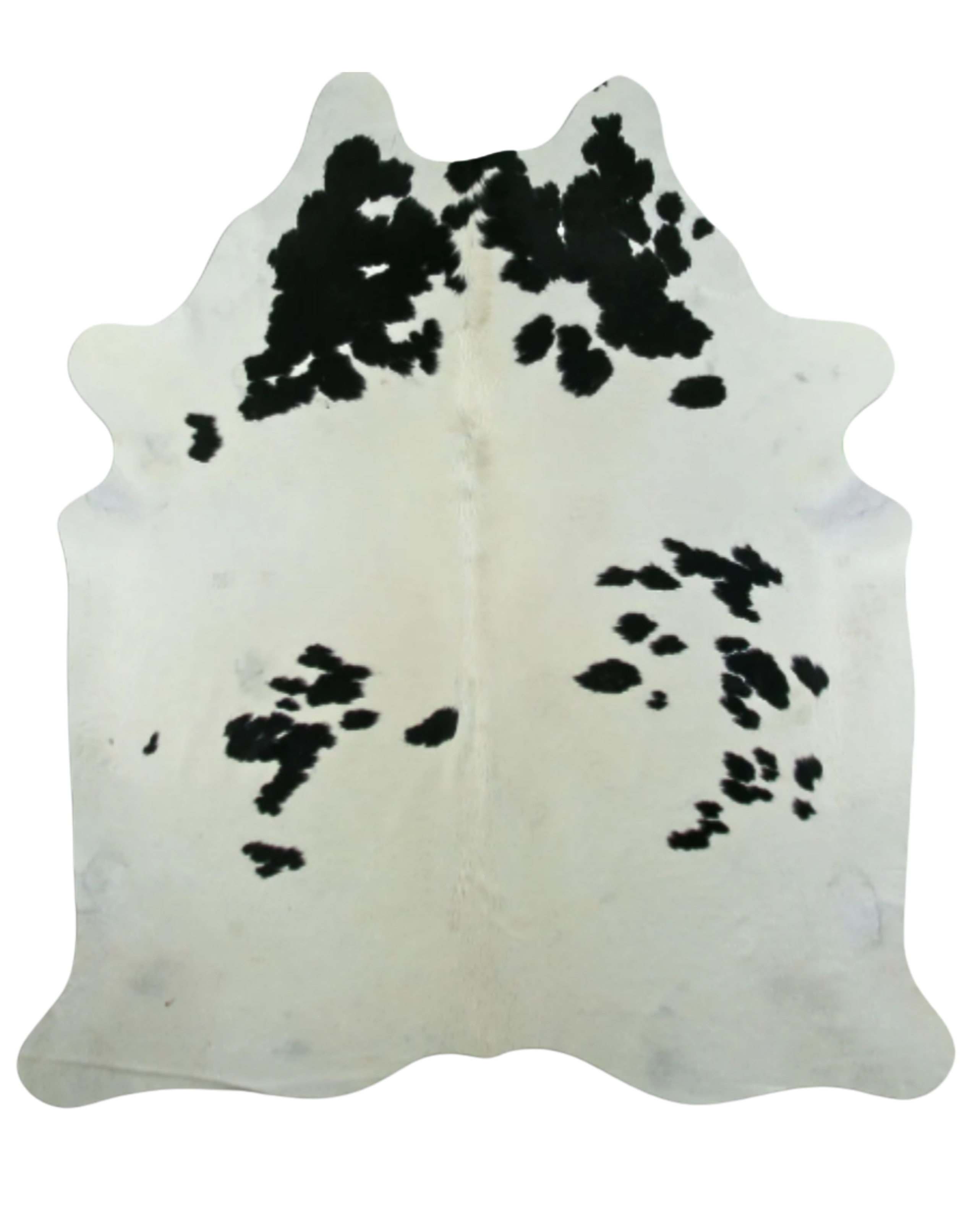 TAPETE - BLACK AND WHITE REAL COWHIDE