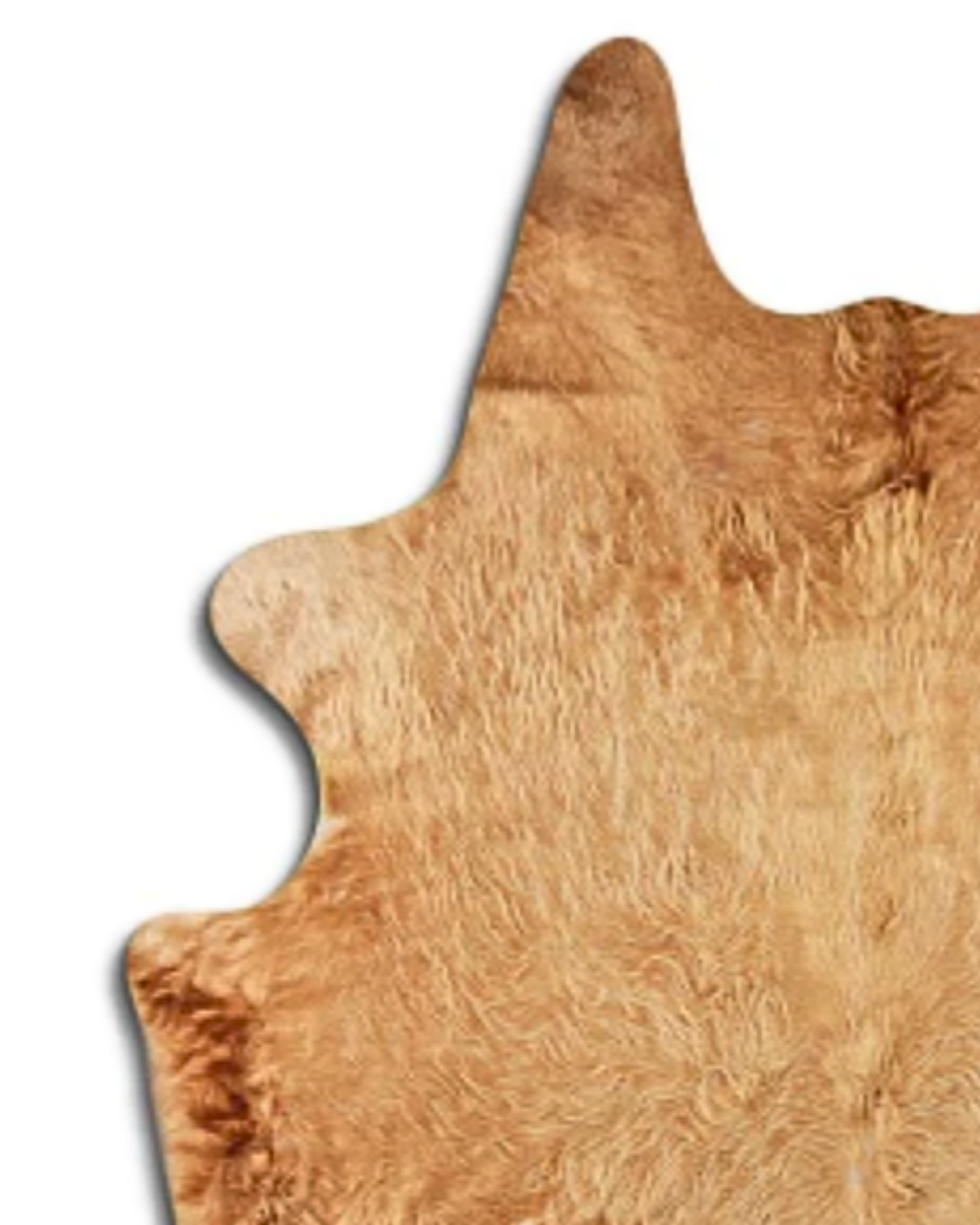 TAPETE CARAMEL REAL COWHIDE