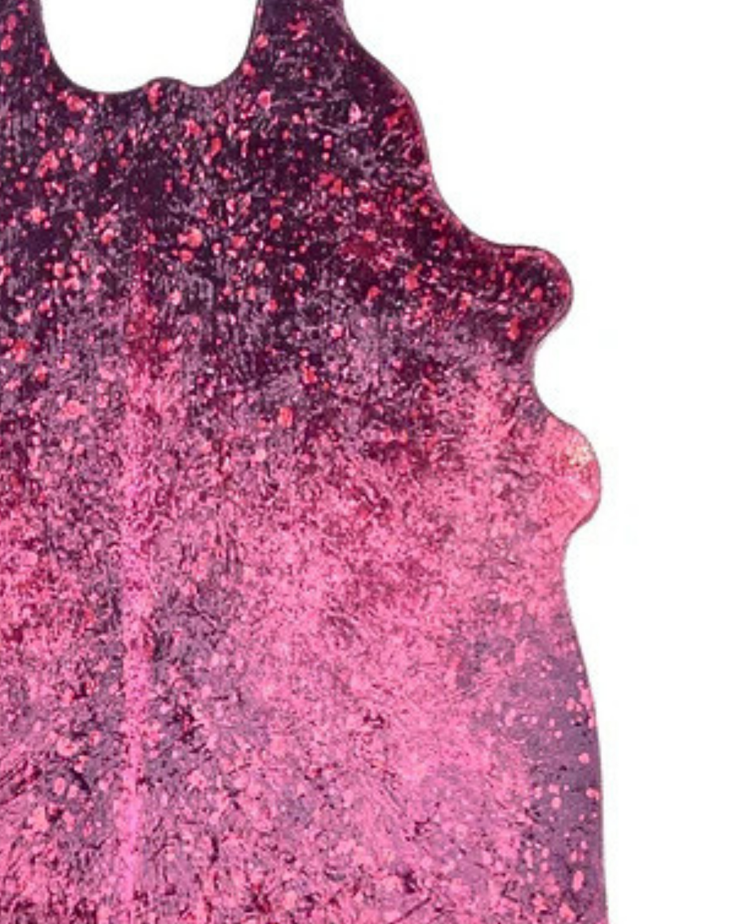 TAPETE METALLIC VEGAN FAUX HIDE RED
