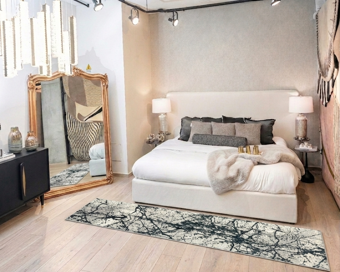 Suave al tacto y lo suficientemente acogedor, con un diseño geométrico de rombos y triángulos&nbsp;&nbsp;fácil de combinar con cualquier decoración interior del hogar, adaptable a su&nbsp;&nbsp;sala de estar, oficina, habitación de invitados u otro espacio de su hogar.&nbsp;


Este diseño ofrece un aspecto sofisticado y toda la comodidad, además de ser resistente a la decoloración. Disfrute de una agradable sensación al caminar y aporte estilo a sus muebles.

Características:

100% polipropileno
Respaldo su